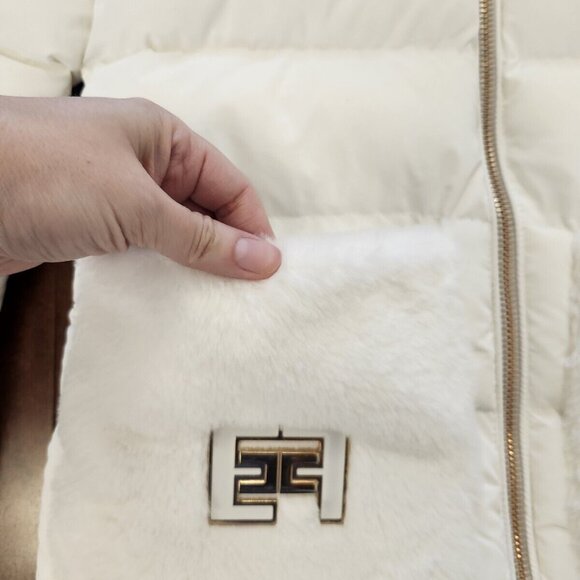 Elisabetta Franchi women's white jacket in size medium - Picture 11 of 16